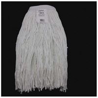 Zephyr Z-Ray 10616L Wet Mop Head, 16 oz Headband, Synthetic Yarn, White 
