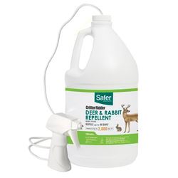 Safer Critter Ridder 5982 Animal Repellent, Ready-To-Use, Repels: Deer, Rabbit, Squirrel 