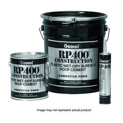 Geocel RP-400 Series GC01103 Roof Cement, Black, Liquid, 10 fl-oz Cartridge 