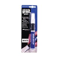 MIRACLE SEALANTS GRTPENWHT6 Grout Pen, Non-Toxic, White 