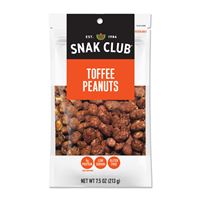 Snak Club CSU29528 Toffee Peanut, 7.5 oz, Pack of 6 