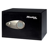 Master Lock X055ML Digital Safe, 0.5 cu-ft Capacity, 8.7 in H x 13.8 in W x 10.6 in D Exterior, Steel, Black/Gray 
