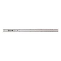 Empire Level BUILT ON TRUST Series 4010 Straight Edge Ruler, Metric Graduation, Aluminum, Silver, 2 in W, 1/8 in Thick 