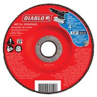 Diablo DBD045250B01F Cut-Off Disc, 4-1/2 in Dia, 1/4 in Thick, 5/8-11 Arbor, 36 Grit, Coarse 
