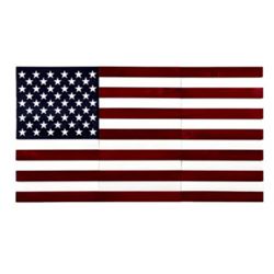 TIMBERWALL TWUSAFLAG Wall Plank Paneling Kit, 15-11/16 in L, 2 in W, 8.3 sq-ft Coverage Area, Flag Pattern, Pine Wood 