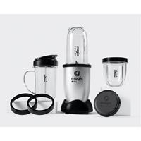 Magic Bullet The BULLET MBR-1101 Personal Blender and Mixer Set, 250 W, 1-Speed, Silver 