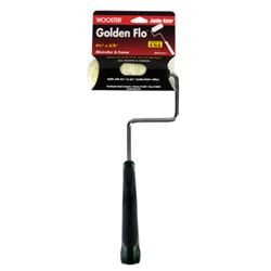WOOSTER GOLDEN FLO Jumbo-Koter RR115-4 1/2 Frame and Cover, 3/8 in Nap, Fabric Cover, Sher-Grip Handle 