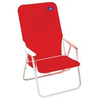 Rio Brands Aloha SC2515-8071802OGP Heavy-Duty Sun Chair, 32" H, Steel Frame, White Frame, Polyester Seat 6 Pack 