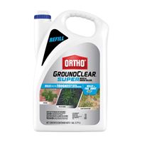 Ortho GroundClear 4652905 Weed and Grass Killer, Liquid, Light Yellow, 1 gal Jug 