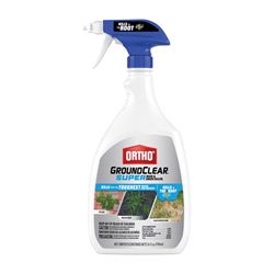 Ortho GroundClear 4653005 Weed and Grass Killer, Liquid, Light Yellow, 24 oz Bottle 