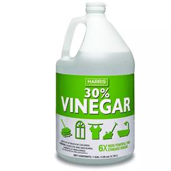 HARRIS VWEED-128 Vinegar Weed Killer, Liquid, Clear, 128 oz Plastic Bottle 4 Pack 