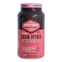Santeen 800-6 Drain Opener, Crystal, 16 oz, Bottle 6 Pack 