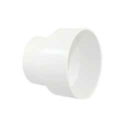 IPEX 414217BC Sewer Increaser Coupling with Stop, 4 x 3 in, Hub, PVC, White 