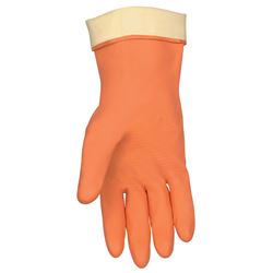 MCR Safety C5430-L Stripping Gloves, Heavy-Duty, L, 12 in L, Straight Thumb, Scalloped Cuff, Latex/Neoprene 