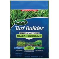Scotts Turf Builder 23001 Triple-Action Lawn Fertilizer, Solid, Fertilizer, Off-White, 17.3 lb Bag 