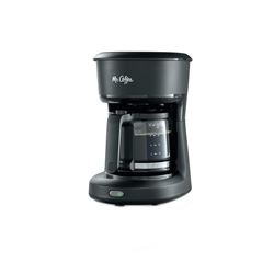 Mr. Coffee 2129512 Coffee Maker, 5 Cups, 25 oz Capacity, 650 W, Plastic, Black, Switch Control 2 Pack 