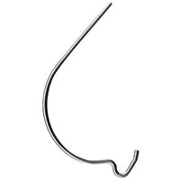 Monkey Hook TMH-222 Picture Hanger, 40 lb, High Carbon Spring Steel, Galvanized Zinc, Silver, Pack of 12 