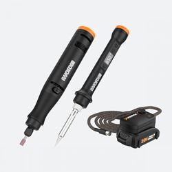 WORX MAKERX WX988L Combination Kit, Battery Included, 20 V, 2-Tool 