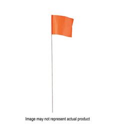 Empire 78-008 Stake Flag, 21 in L, Lime, Plastic/Steel 