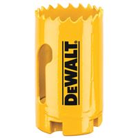DeWALT DAH180022 Hole Saw, 1-3/8 in Dia, 1-3/4 in D Cutting, 5/8-18 Arbor, 4/5 TPI, HSS Cutting Edge 