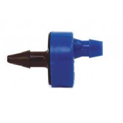 Rain Bird SW05-10PS Spot Watering Emitter, Self-Piercing, 1/4 x 1/2 in Connection, Barb, Full-Circle, 0.5 gph, Blue 