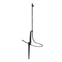 Rain Bird MSSTKTF1S Jet Micro Spray with Tall Staked Riser, 1/4 in Connection, 0 to 31 gph, Black, Full-Circle 