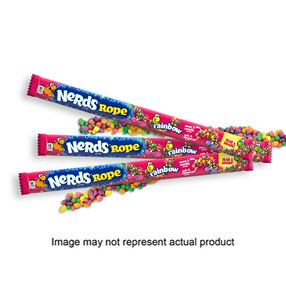 NeRdS FER04569 Rainbow Rope Candy, 0.92 oz, Pack of 24