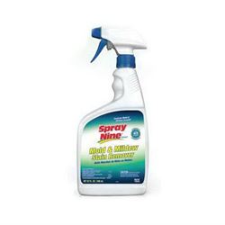 Spray Nine 15045 Mold and Mildew Stain Remover, 32 fl-oz Trigger Spray Bottle, Liquid, Citrus, Clear 