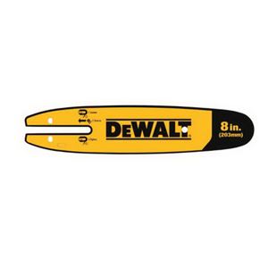 DeWALT DWZCSB8 Pole Saw Replacement Bar, 8 in L Bar, 0.043 in Gauge, 3/8 in TPI/Pitch