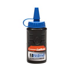 Crescent Lufkin HardMark Series CB08BA Advanced Chalk Refill, Blue, 8 oz Bottle, Pack of 4 