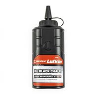 Crescent Lufkin CB08BL Chalk Refill, Black, 8 oz Bottle 4 Pack 