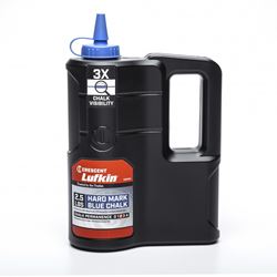 Crescent Lufkin HardMark Series CB25BA Advanced Chalk Refill, Blue, 2.5 lb Bottle 