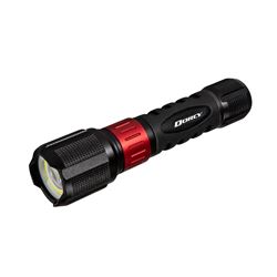 Dorcy Ultra Series 41-4358 Rechargeable Flashlight with Powerbank, 2000 mAh, Lithium-Ion Battery, LED Lamp, Black 