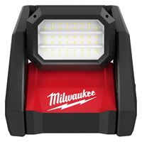 Milwaukee M18 ROVER 2366-20 Dual Power Flood Light, 0.65, 2 A, 120 VAC, 18 VDC, Lithium-Ion Battery, LED Lamp, Black/Red 