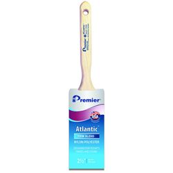 Premier Atlantic 17342 Paint Brush, 2-1/2 in W, Tapered Brush, 2-15/16 in L Bristle, Nylon/Polyester Bristle 