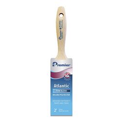 Premier Atlantic 17351 Paint Brush, 2 in W, Beavertail Varnish Brush, 2-11/16 in L Bristle, Nylon/Polyester Bristle 