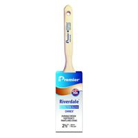 Premier Riverdale 17262 Paint Brush, 2-1/2 in W, Flat Sash Brush, 2-15/16 in L Bristle, Chinex Bristle 