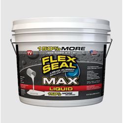 Flex Seal LFSMAXWHT02 Rubberized Coating, White, 2.5 gal, Can 