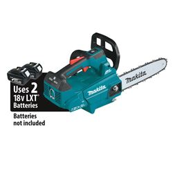 Makita XCU08Z Brushless Chainsaw, Tool Only, 18 V, Lithium-Ion, 14 in L Bar, 3/8 in Pitch, 90PX, 90PX Chain 