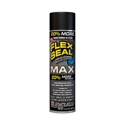 Flex Seal FSMAXBLK24 Rubberized Spray Coating, Black, 17 oz, Can 