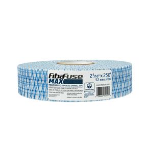 ADFORS FibaFuse MAX FDW9146-U Reinforced Paperless Tape, 250 ft L, 2-1/16 in W, 0.793 in Thick, Blue/White