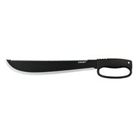 Coast F1400 Utility Machete, 19-1/4 in OAL, 14 in Blade, Stainless Steel Blade, Full Tang, Saw Blade, Nylon Handle 