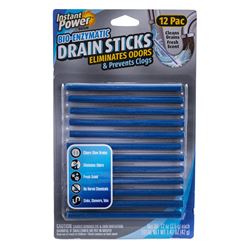 Instant Power 1507 Bio-Enzymatic Drain Stick, Solid 12 Pack 