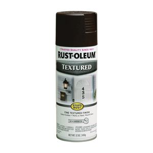Stops Rust 241255 Spray Paint Textures, Textured, Dark Brown, 12 oz, Can