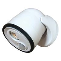 Fulcrum 33001-108 Security Light, LED Lamp, 400 Lumens, White Fixture 