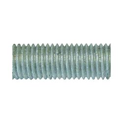 PFC 770055-BR Threaded Rod, 1/2-13 in Thread, 10 ft L, A Grade, Carbon Steel, Galvanized, NC Thread 
