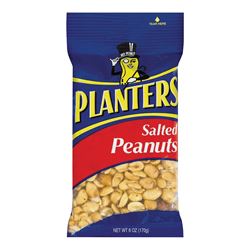 Planters 483277 Peanut, 6 oz, Bag, Pack of 12 