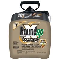 Roundup EXTENDED CONTROL 5725070 Weed and Grass Killer Plus Weed Preventer II, Liquid, Spray Application, 1.33 gal 