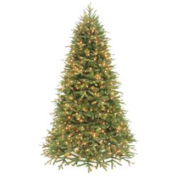PULEO ASIA LIMITED 314-AIG-75C6 Christmas Tree, 7.5 ft H, Asheville Fir Family, UL Direct Plug, Clear Lights Bulb 