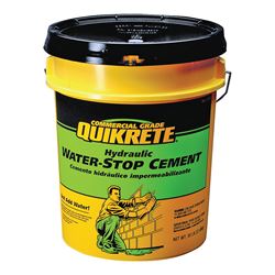Quikrete 1126-50 Hydraulic Cement, Gray, Solid, 50 lb Pail 
